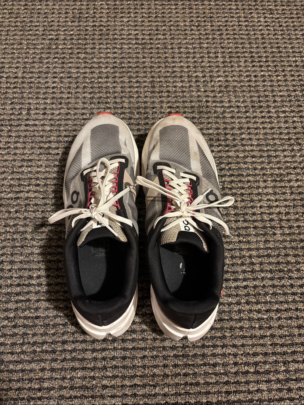 On Running Women’s Helion Athletic Shoes in Gray, Black & Red